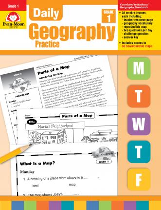 Evan Moor Daily Geography Practice Book for Grade 1