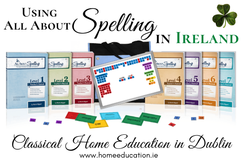 Using All About Spelling in Ireland